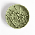 Mountain Sunrise Slow Feeder Bowl