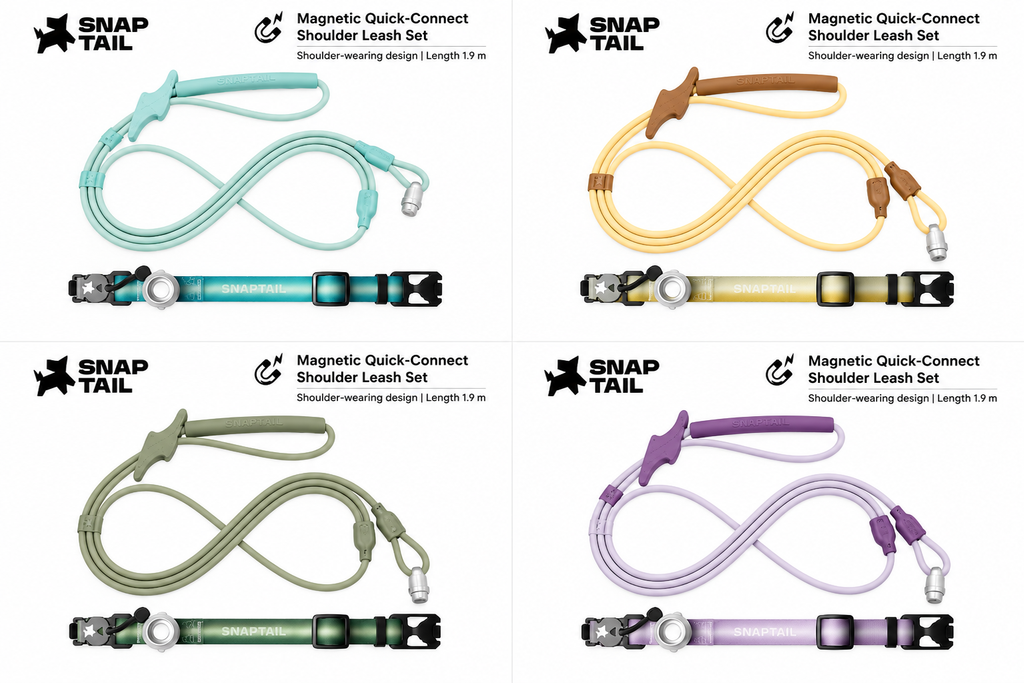 Magnetic Quick-Connect Leash & Collar Set