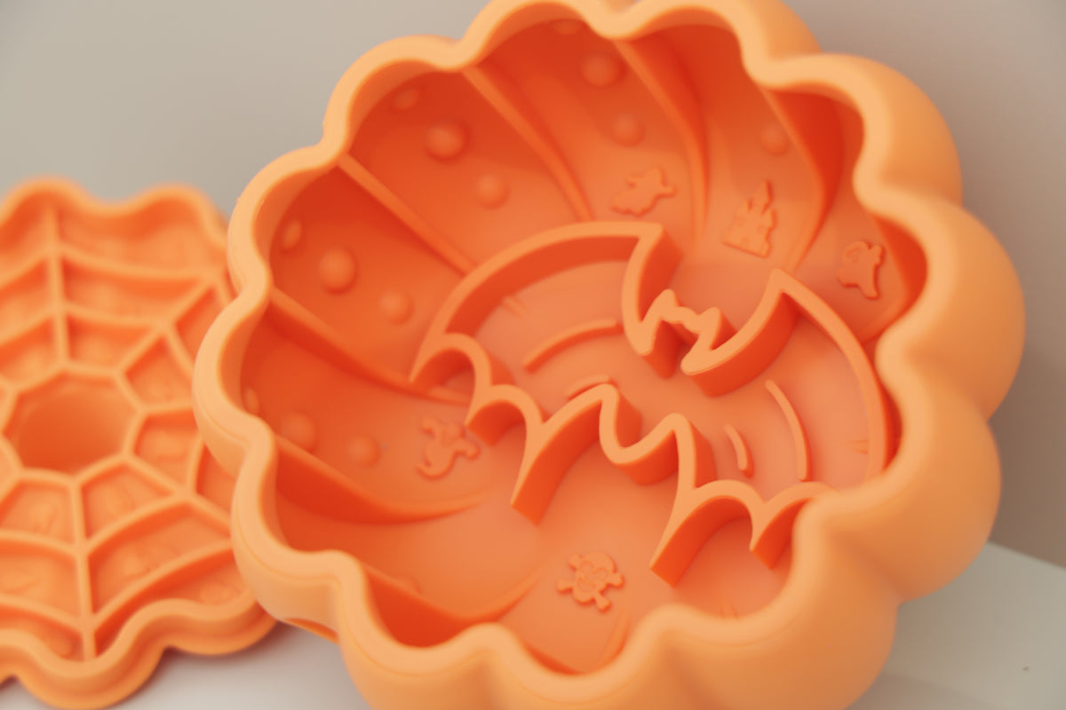 Halloween Pumpkin Slow Feeder Bowl