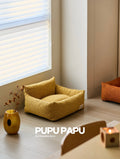 Removable & Washable Cozy Speckled Chenille Pet Sofa Bed