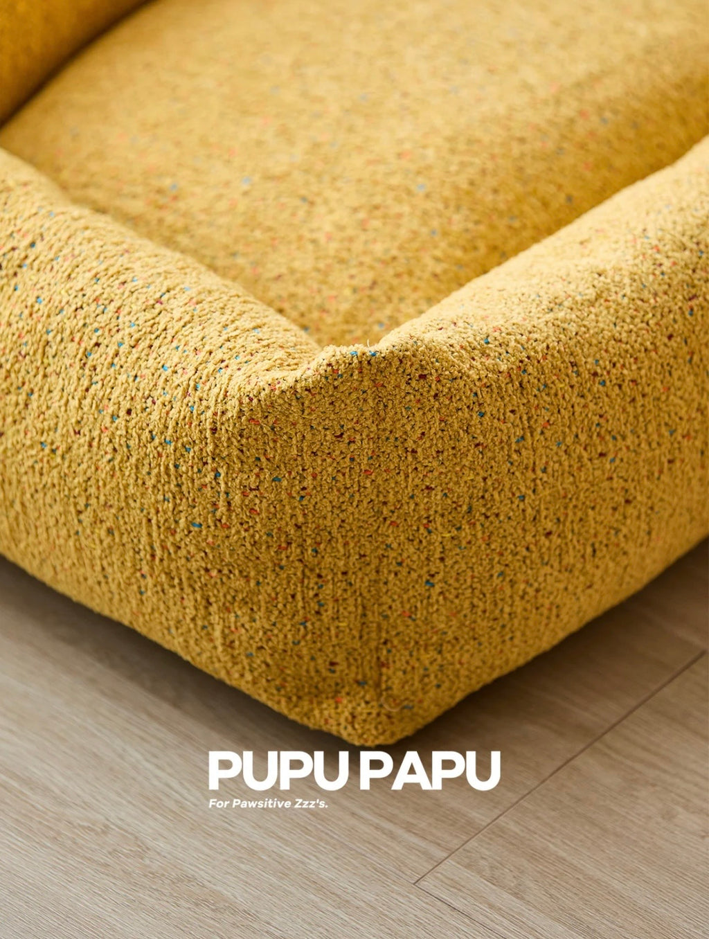 Removable & Washable Cozy Speckled Chenille Pet Sofa Bed