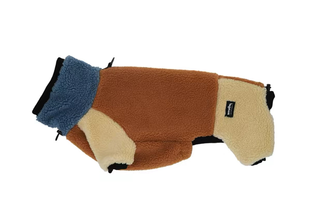 Soufflé Cozy Sherpa Four-Leg Dog Jumpsuit
