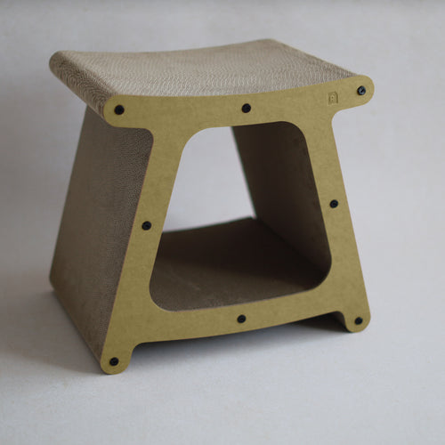 3-in-1 Sustainable Cat House & Scratch