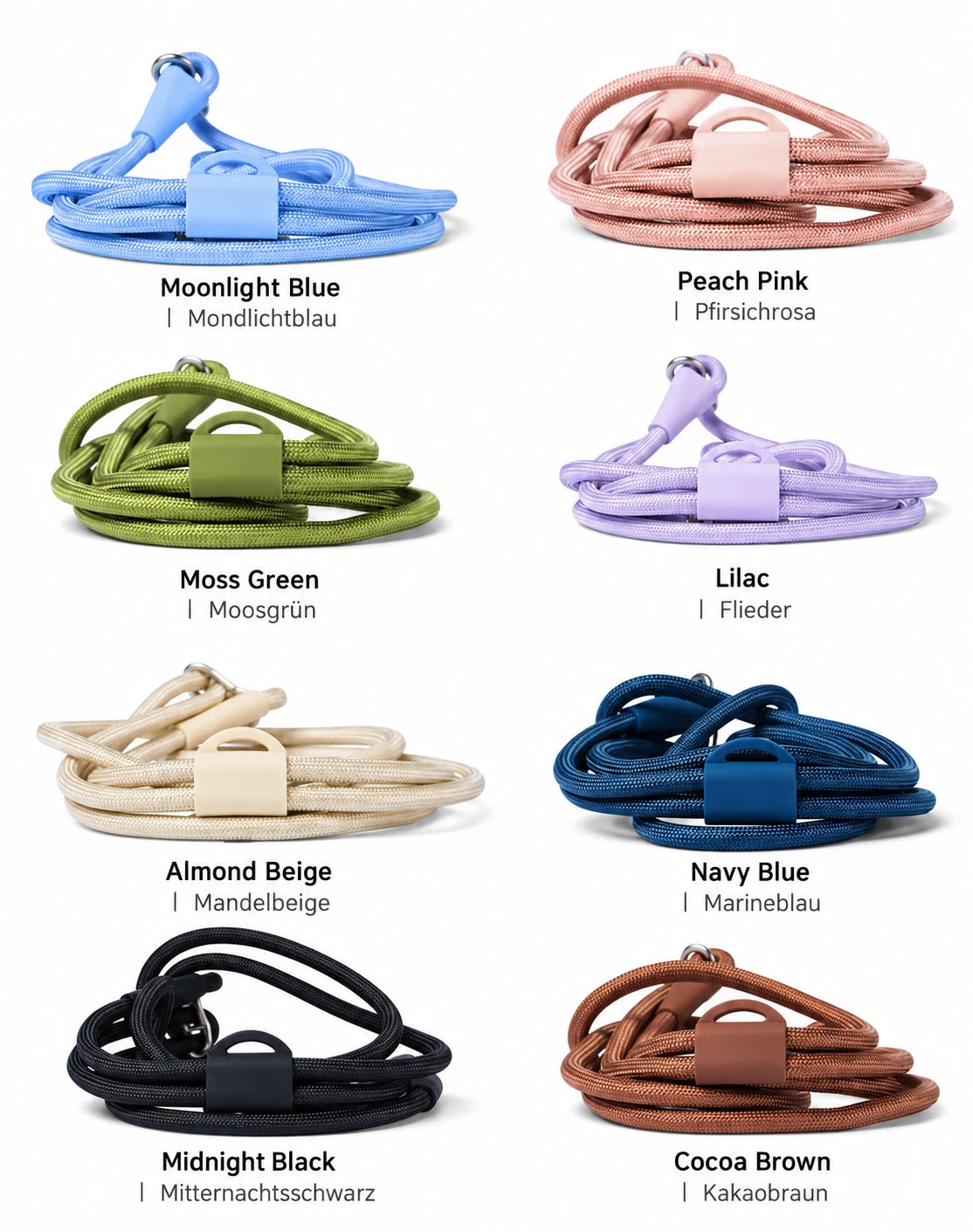 4in1 Dog Leash Freehand Adjustable Crossbody Hip Set